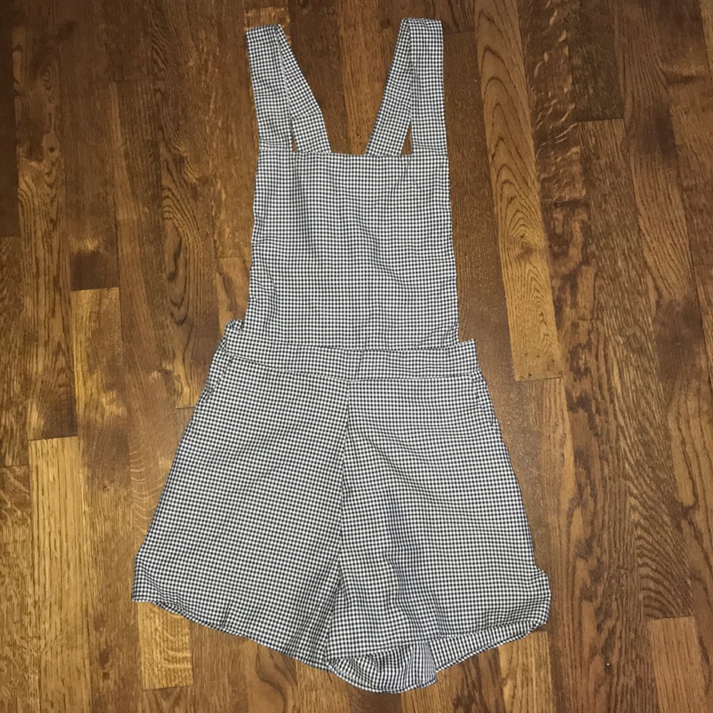 Checkered Romper